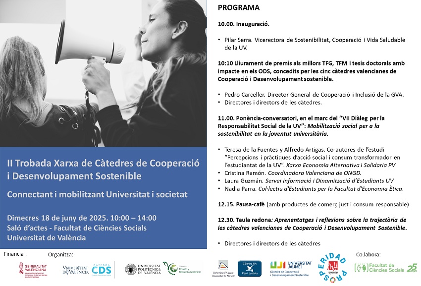 II Trobada Xarxa Càtedres de Cooperació i Desenvolupament Sostenible
